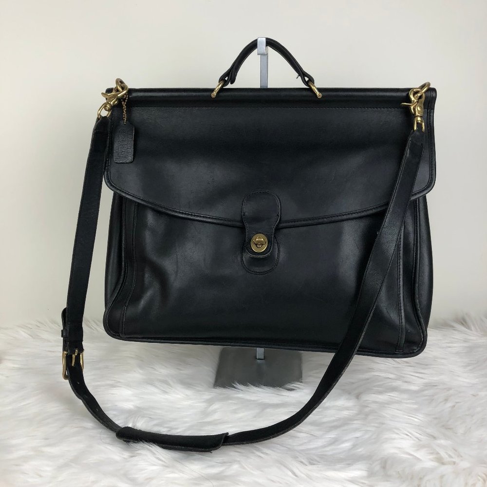 Vintage Coach Metropolitan Leather Messenger Bag - Picture 4 of 15